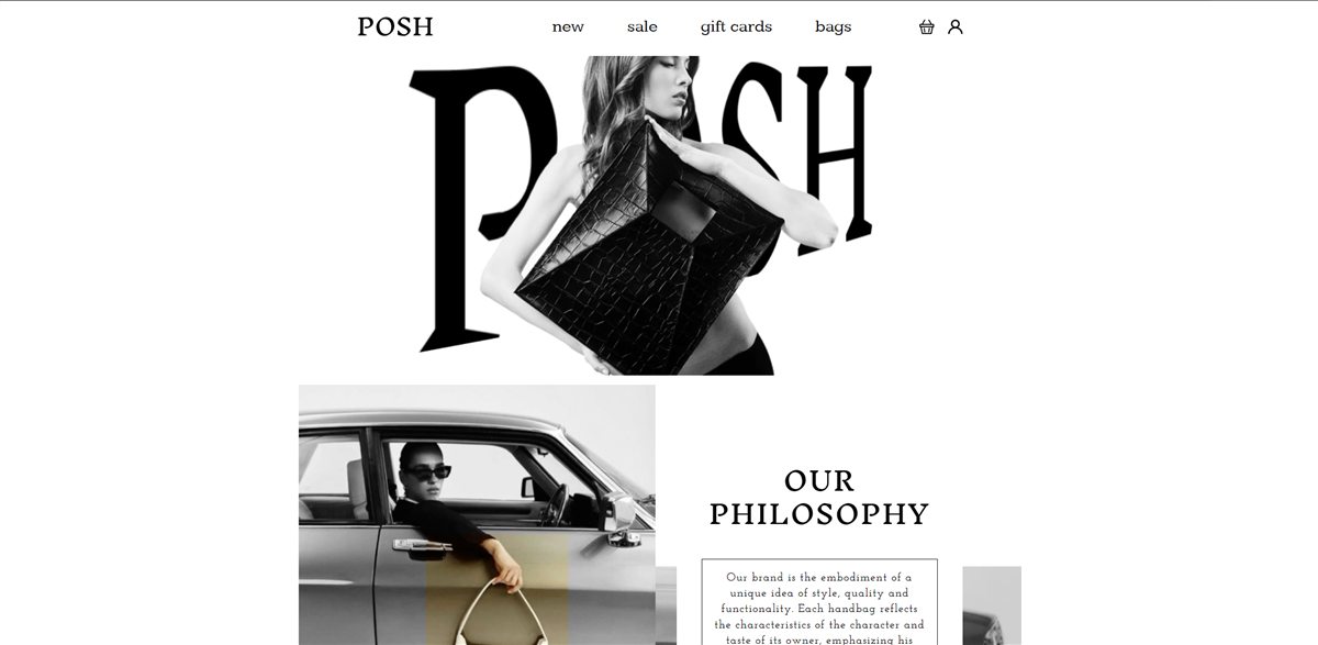 Posh website preview